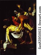 Caravaggio Art Print - The Entombment