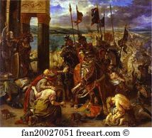 Entry Art Print - The Entry Of The Crusaders Into Constantinople