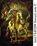 Equestrian Art Print - The Equestrian Portrait Of The Duke Of Lerma