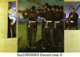 Fragment Art Print - The Execution Of Emperor Maximilian