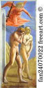 Santa Maria Del Carmine Art Print - The Expulsion From Paradise