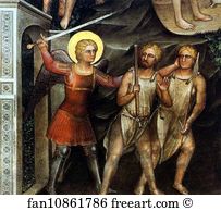 The Expulsion From Paradise Art Print - The Expulsion From The Paradise. Dome Fresco