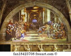Expulsion Art Print - The Expulsion Of Heliodorus
