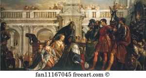 1568 Art Print - The Family Of Darius Before Alexander The Great