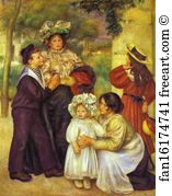 Family Art Print - The Family Of The Artist