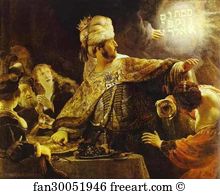 Feast Art Print - The Feast Of Belshazzar