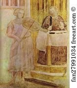 Herod Art Print - The Feast Of Herod. Detail