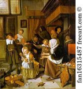 The Netherlands Art Print - The Feast Of St. Nicholas