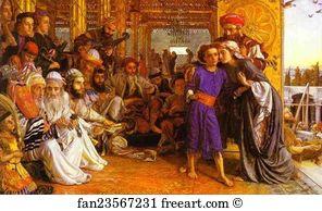Finding Art Print - The Finding Of The Savior In The Temple