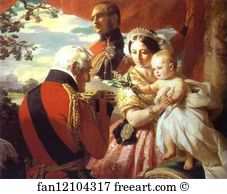 Wellington Art Print - The First Of May. The Duke Of Wellington Presenting A Casket On Prince Arthur's Birthday