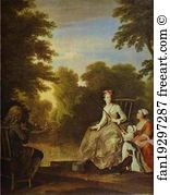 College Art Print - The Fishing Party