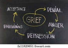5 Stages Of Grief Artwork