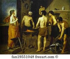 Forge Art Print - The Forge Of Vulcan