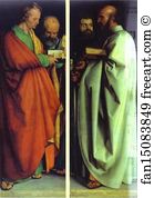 Ho Art Print - The Four Holy Men