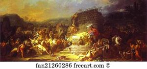 Funeral Art Print - The Funeral Of Patroclus