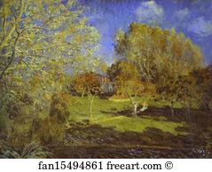 Hoschedé Art Print - The Garden Of Hoschede. Montgeron