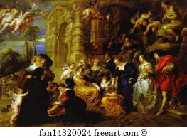 Lover Art Print - The Garden Of Love