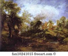 1830 Art Print - The Glebe Farm