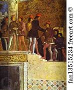 Camera Degli Sposi Bridal Chamber Art Print - The Gonzaga Family And Retinue