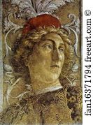 Camera Degli Sposi Bridal Chamber Art Print - The Gonzaga Family And Retinue