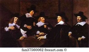 258 Art Print - The Governors Of The Hospital Of St. Elisabeth