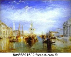 Canal Art Print - The Grand Canal, Venice