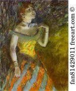 Singing Art Print - The Green Singer