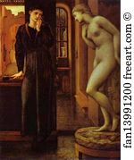 Pygmalion Art Print - The Hand Refrains. The Pygmalion Series