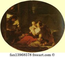 Family Art Print - The Happy Family