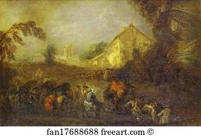 1716 Art Print - The Hardships Of War