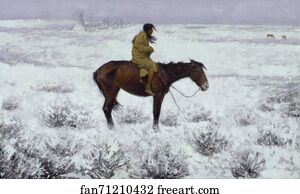 Remington Art Print - The Herd Boy