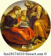 Luca Signorelli Art Print - The Holy Family
