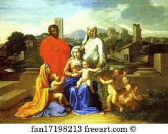 Ho Art Print - The Holy Family