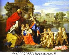 J Art Print - The Holy Family