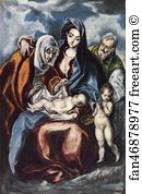 Ho Art Print - The Holy Family