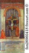 1426 Art Print - The Holy Trinity With The Virgin, St. John And Two Donors