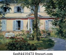  Art Print - The House At Rueil