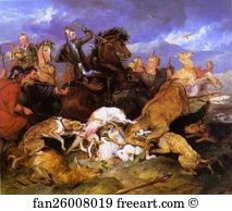 1825 1826 Art Print - The Hunting Of Chevy Chase