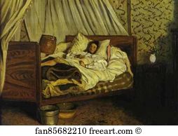 Chailly Art Print - The Improvised Field-Hospital (Monet After His Accident At The Inn Of Chailly)