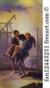 1786 Art Print - The Injured Mason