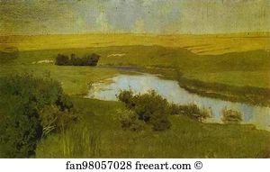 1885 Study Oil On Canvas The Tretyakov Gallery Art Print - The Istra River