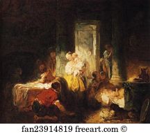 1759 Art Print - The Italian Family