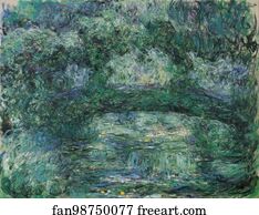 The Japanese Bridge Art Print - The Japanese Bridge