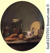 Jar Art Print - The Jar Of Apricots