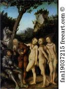 Karlsruhe Art Print - The Judgment Of Paris