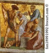 The Judgment Of Solomon Art Print - The Judgment Of Solomon (Ceiling Panel)