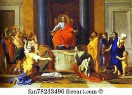 The Judgment Of Solomon Art Print - The Judgment Of Solomon