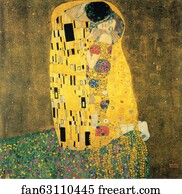 Love Art Print - The Kiss (Lovers)