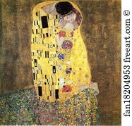 Kissing Art Print - The Kiss