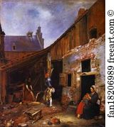 Gerard Terborch Art Print - The Knifegrinder's Family